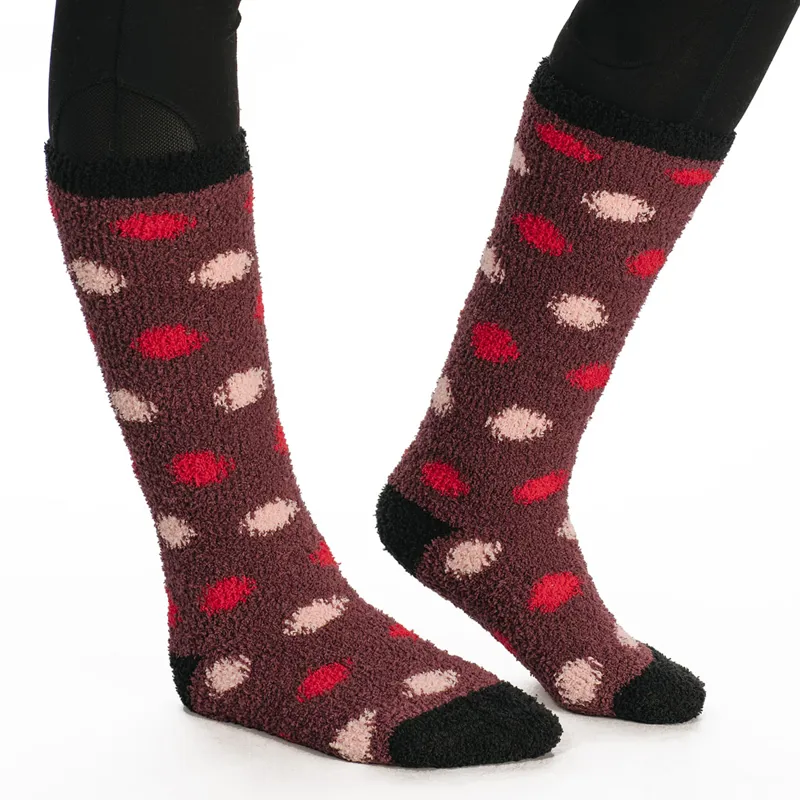 Horseware Softie Socks - Garnet Spot
